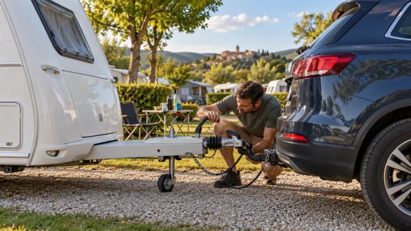 Apprendre à tracter une caravane en toute sécurité